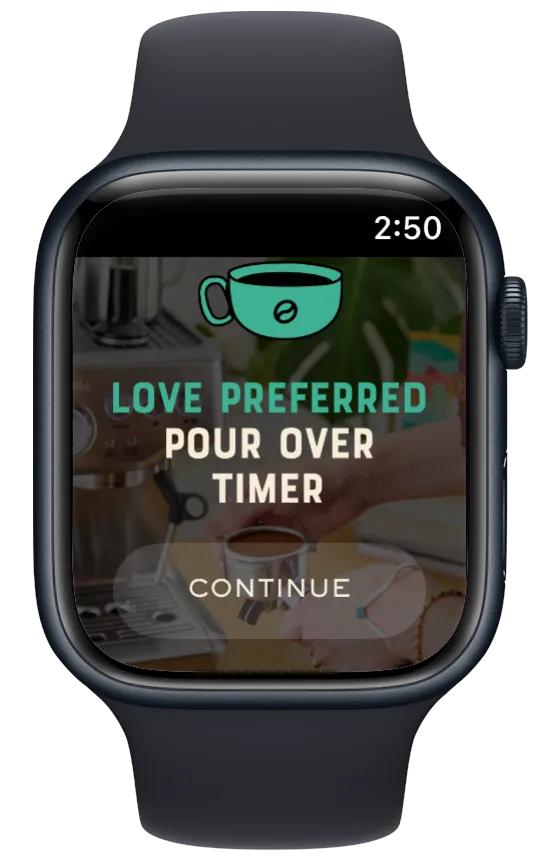 Apple Watch (Pour Over Timer) screenshot 3